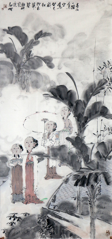 素染清淺意 淡泊超逸境——中國工筆畫學(xué)會會長陳孟昕先生水墨人物（成功美術(shù)館館藏）淺析