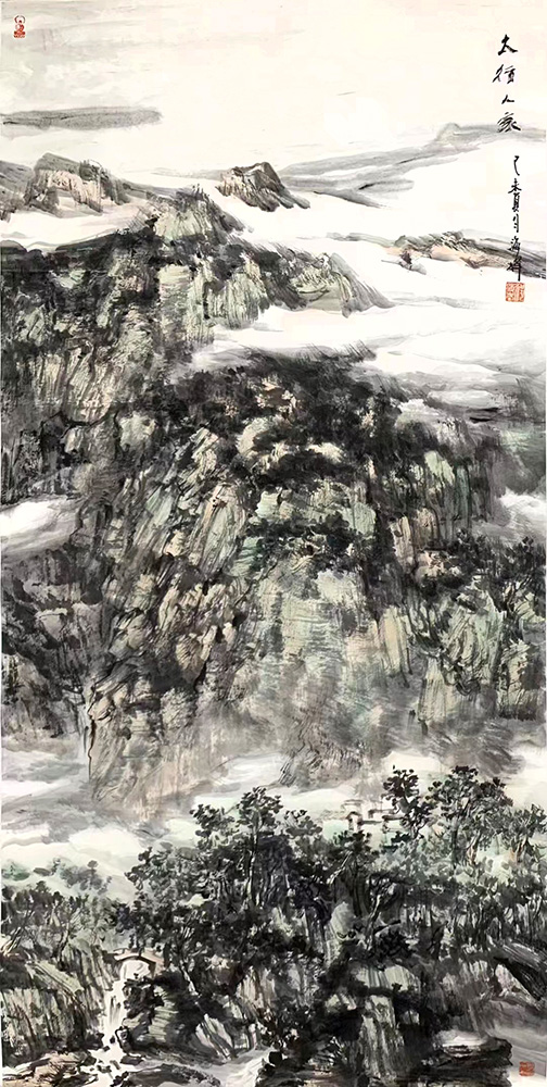筆立心象山河壯 神游天地高原雄——中國美協副主席祁海峰先生作品（《西部成功書畫家》刊載）賞讀