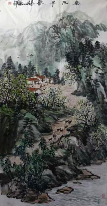 古拙厚樸 生機盎然——陜西美協副主席謝輝作品（《西部成功書畫家》刊載）淺賞