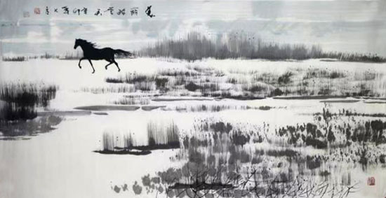 枯筆立骨  濃韻傳神——《西部成功書畫家》刊載張兆明畫作賞析