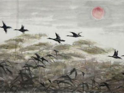 地域靈境 生機澎湃——讀青海美協原主席井漢升先生的花鳥畫（《西部成功書畫家》刊載）