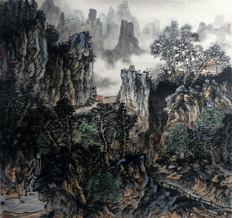 尺幅萬象蔥 空亭群山靜——當代青年書畫家林浩湖先生作品（《西部成功書畫家》刊載）賞讀