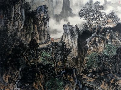 尺幅象萬千 空亭群山靜——當代青年書畫家林浩湖先生作品（《西部成功書畫家》刊載）賞讀
