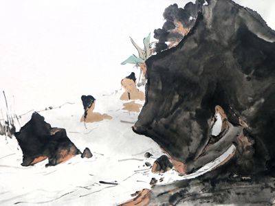 變古則今 得其環(huán)中——山東美協(xié)名譽主席張望先生作品（《西部成功書畫家》刊載）解析