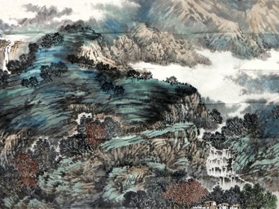筆凝嶺雄 烘染云生——《西部成功書畫家》刊載陜西山水畫家史偉作品賞析