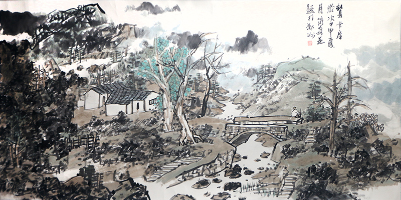 老健古樸 靜謐天真——當代著名山水畫家何家安先生作品（《西部成功書畫家》刊載）賞讀