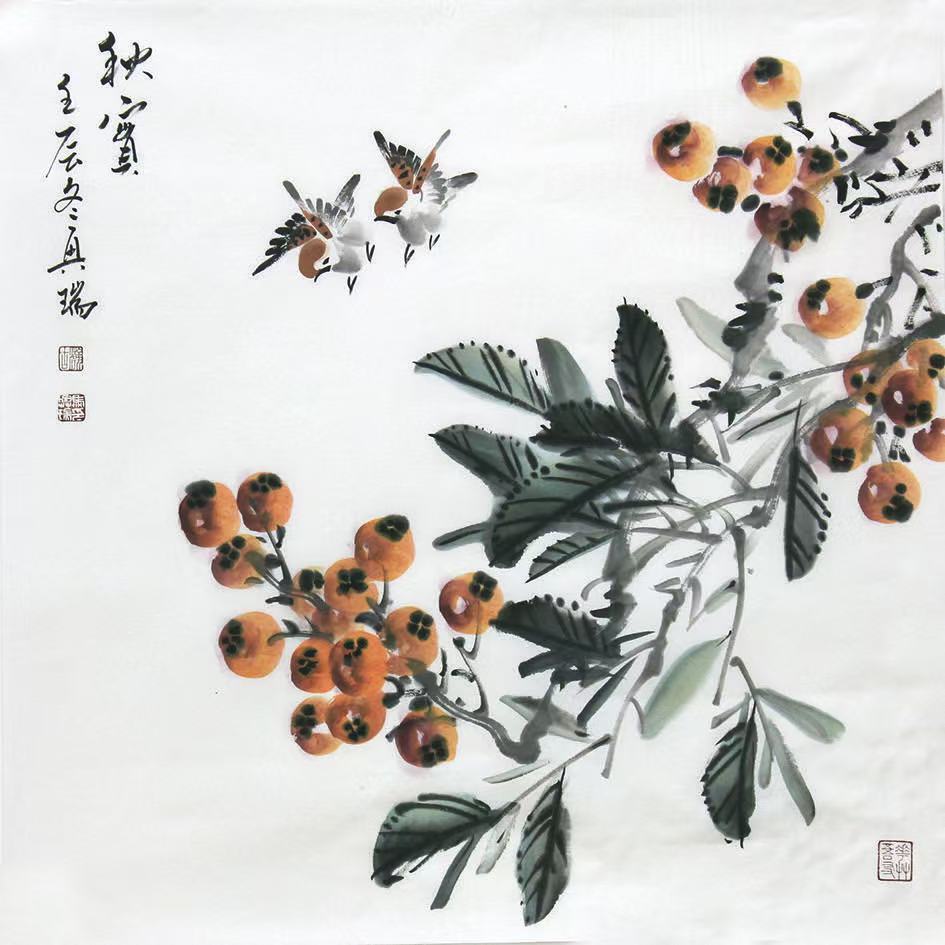 天機流動 音韻疊出——讀《西部成功書畫家》刊載馬興瑞先生花鳥畫有感