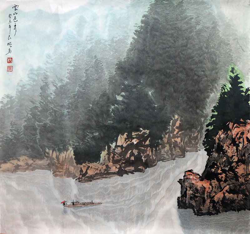 因水造境 襟懷家山——貴州美協原主席楊長槐先生作品（《西部成功書畫家》刊載）淺析