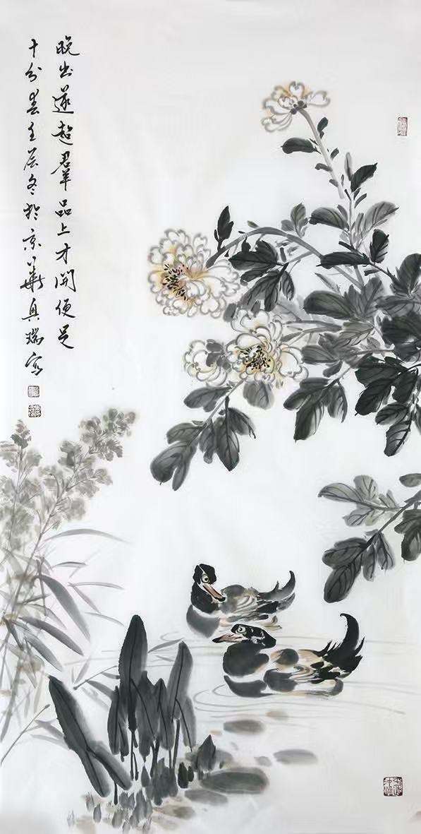天機流動 音韻疊出——讀《西部成功書畫家》刊載馬興瑞先生花鳥畫有感