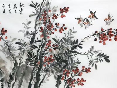 天機(jī)流動 音韻疊出——讀《西部成功書畫家》刊載馬興瑞先生花鳥畫有感