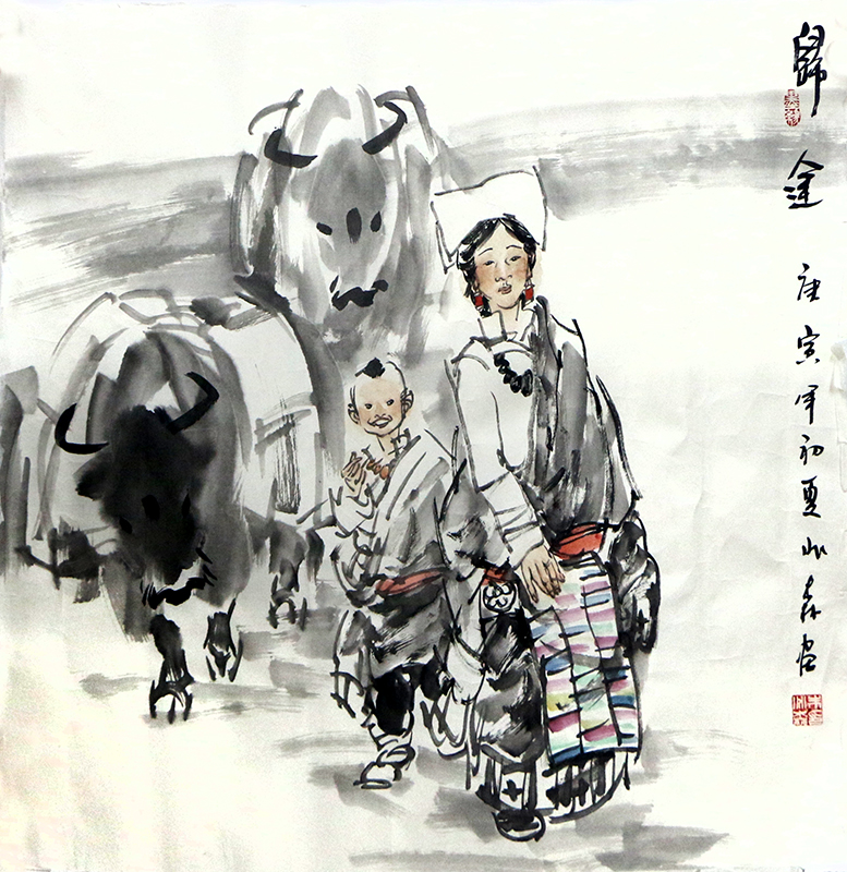 線墨有致 高原風情——蘭州美協副主席朱兆森先生作品（《西部成功書畫家》刊載）賞析