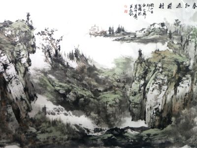 真山即我 我即真山——當(dāng)代著名畫家白云鄉(xiāng)先生三幅山水畫（“五一勞動節(jié)”館藏名家作品展）漫談