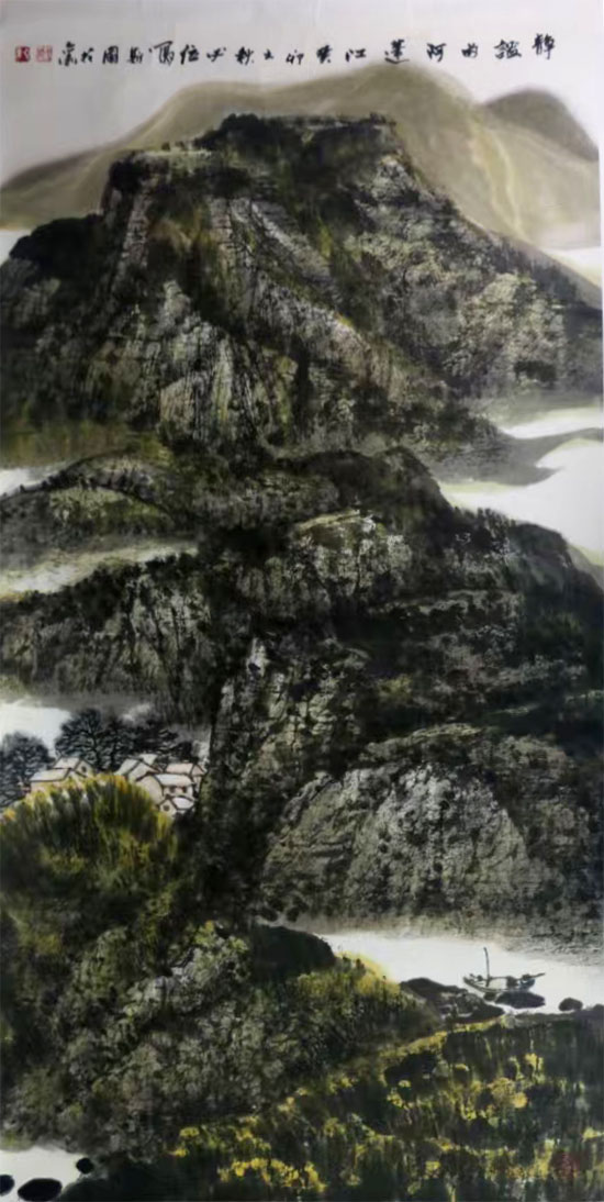 秀潤清新 寧靜淡泊——重慶美協原副主席楊必位先生山水畫（“五一勞動節”館藏名家作品展）賞讀