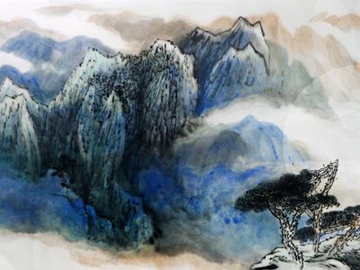 潑寫終南奇 丹青秦嶺雄——中國美協(xié)理事萬鼎先生作品（《西部成功書畫家》刊載）賞讀