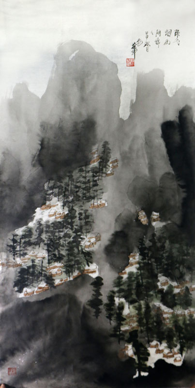 墨彩寫(xiě)天地 氤氳生萬(wàn)象——陜西國(guó)畫(huà)院原院長(zhǎng)范華先生作品（《西部成功書(shū)畫(huà)家》刊載）賞讀