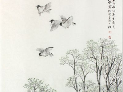 工寫相兼 雀鳴春醒——《西部成功書畫家》刊載浙江畫家方立行先生作品賞析