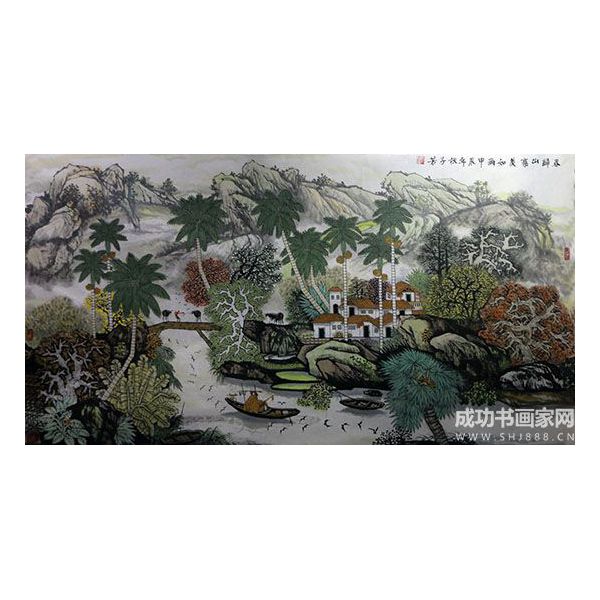 《春歸山寨美如畫》
