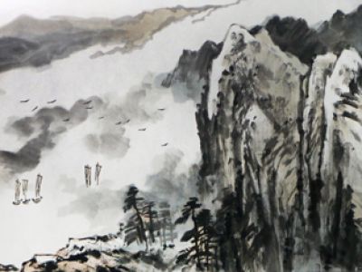 墨染煙云 筆皴江峽——《西部成功書畫家》刊載陜西美協(xié)理事劉長(zhǎng)江先生畫作賞析