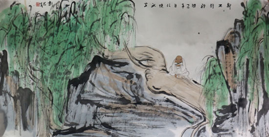 風動人定 明心見性——讀任煥斌先生的畫（《西部成功書畫家》刊載）