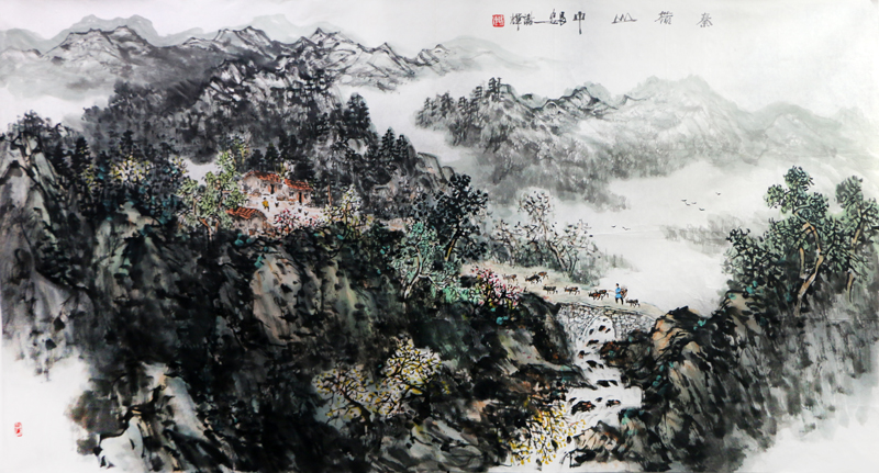 墨彩恣意 三秦鄉(xiāng)情——陜西美協(xié)副主席謝輝先生作品（《西部成功書畫家》刊載）賞讀